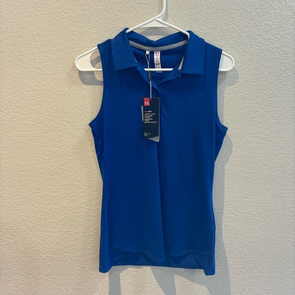 Under Armour Tops - NWT Under Armour Sleeveless Golf Polo